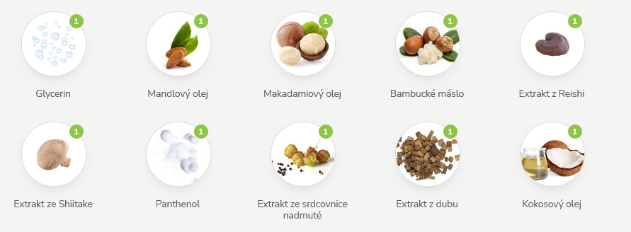 Denní krém pro suchou a citlivou pleť - MycoMedica - vitální houby